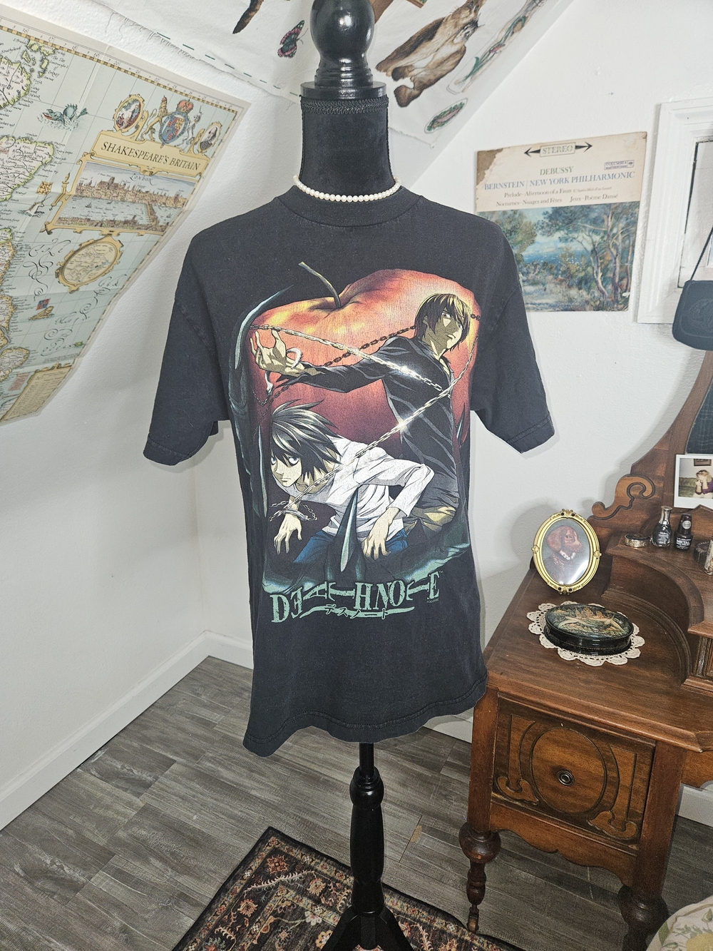 Black Death Note Graphic T-Shirt - Anime Print
